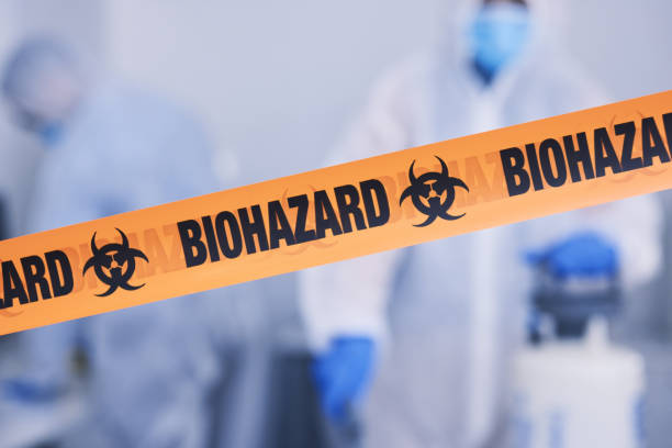 Professional Infectious Disease Decontamination technician working in Jersey City, NJ